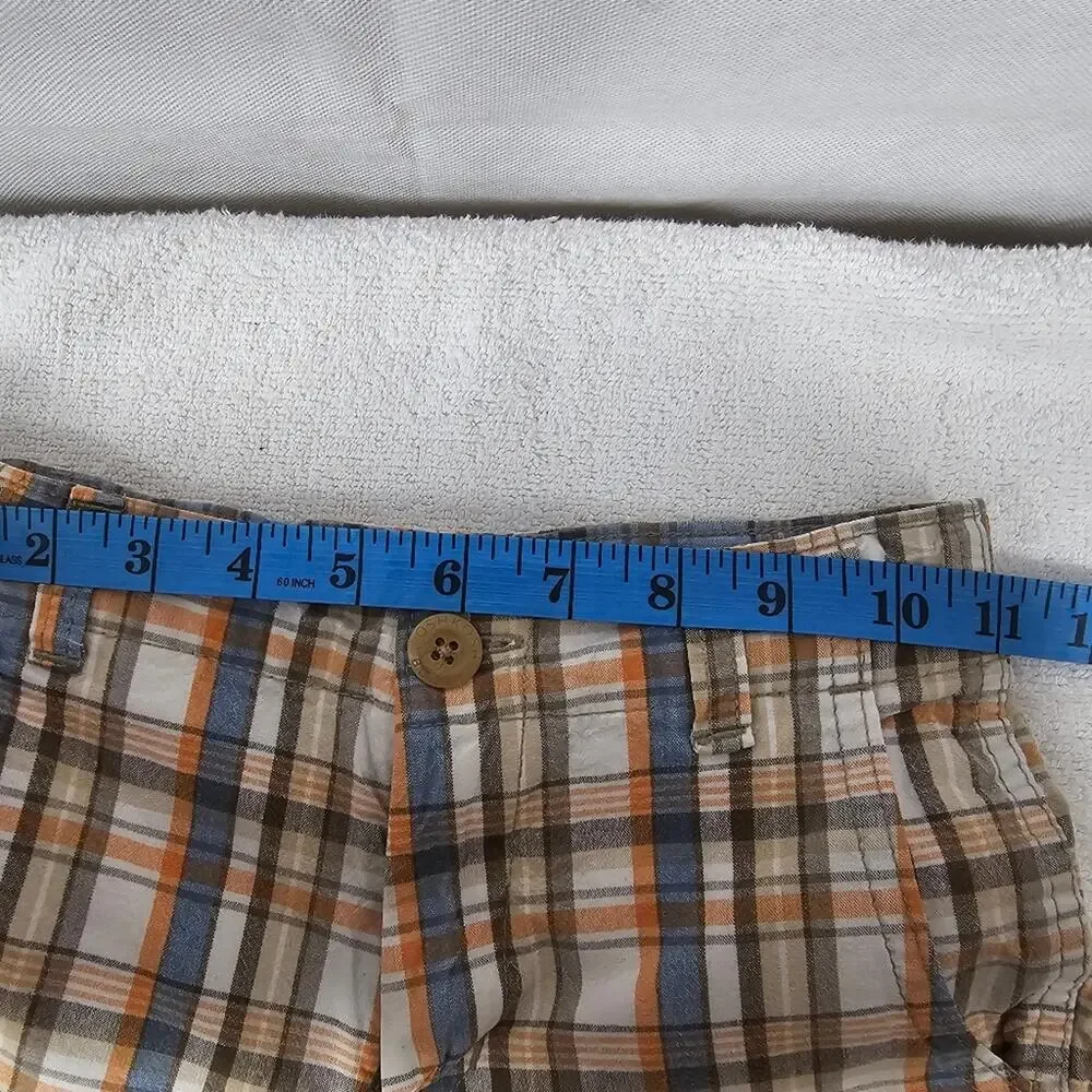 OshKosh B'Gosh Vintage Plaid Shorts With Adjustable Waist Unisex Toddler Size 5